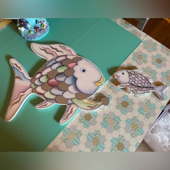 Decorative Rainbow Fish Decor - Picture 1 of 2